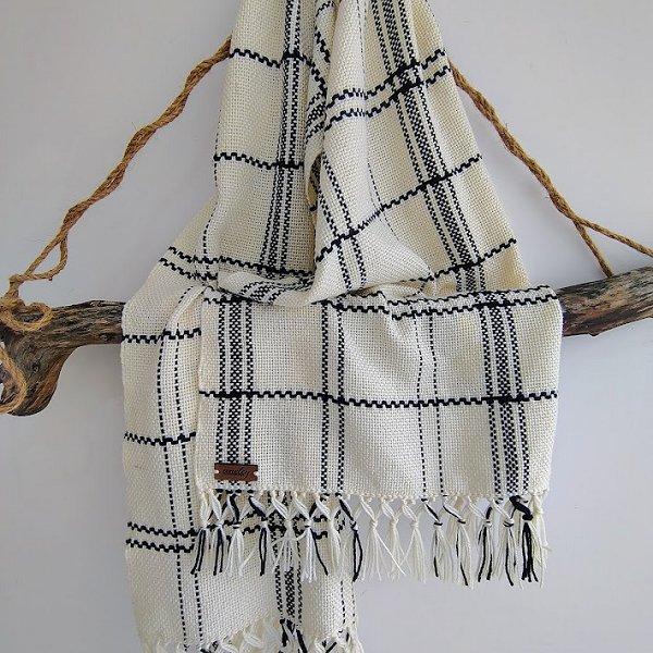 Pashmina Piren tejidas en telar artesanales
